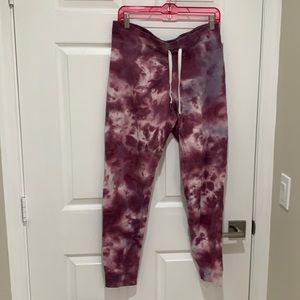 calvin klein tie dye sweatpants